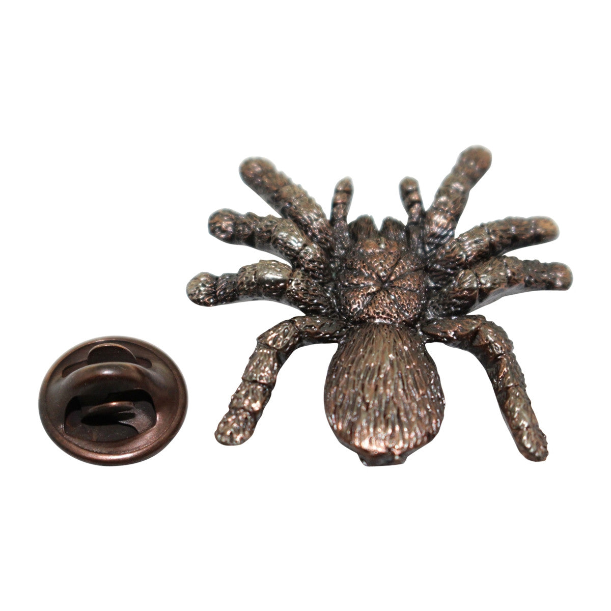 Tarantula Pin ~ Antiqued Copper ~ Lapel Pin ~ Sarah's Treats & Treasures
